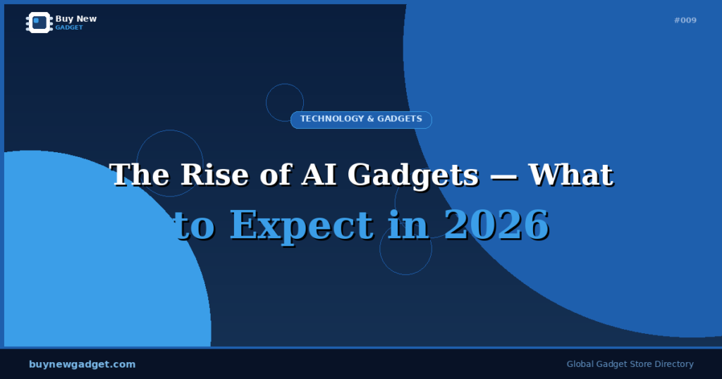 The Rise of AI Gadgets — What to Expect in 2026