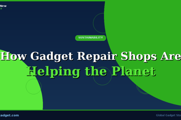 How Gadget Repair Shops Are Helping the Planet
