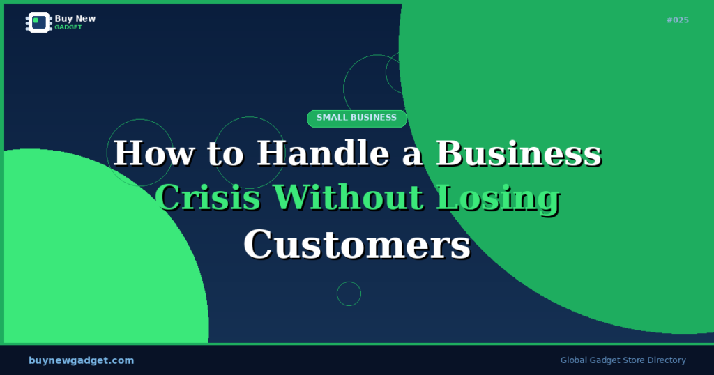 How to Handle a Business Crisis Without Losing Customers