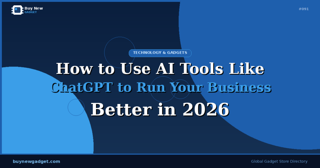 How to Use AI Tools Like ChatGPT to Run Your Business Better in 2026