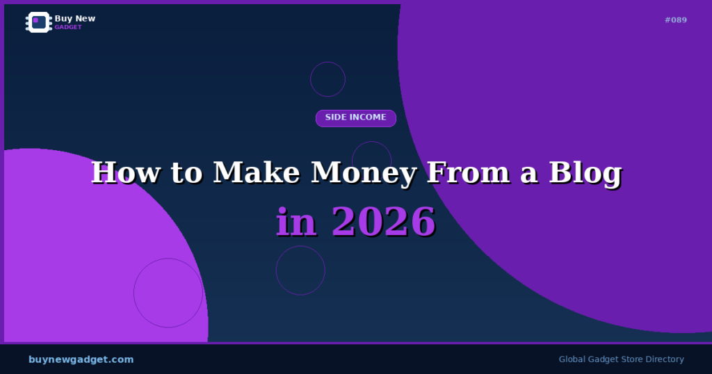 How to Make Money From a Blog in 2026