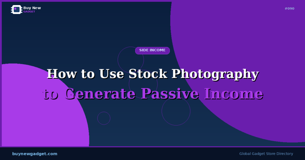 How to Use Stock Photography to Generate Passive Income